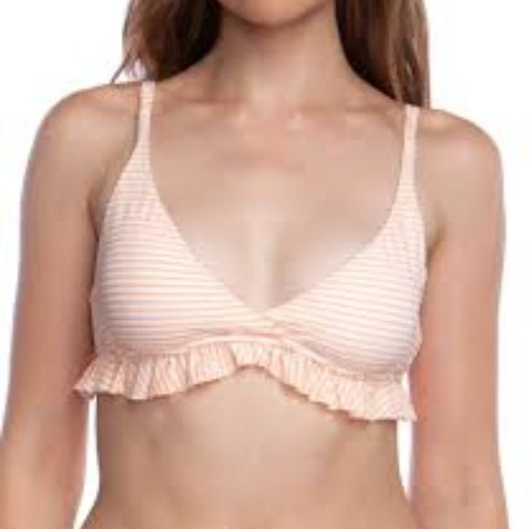 POLO RALPH LAUREN 2 Piece Orange White Bikini Set - Picture 3 of 10